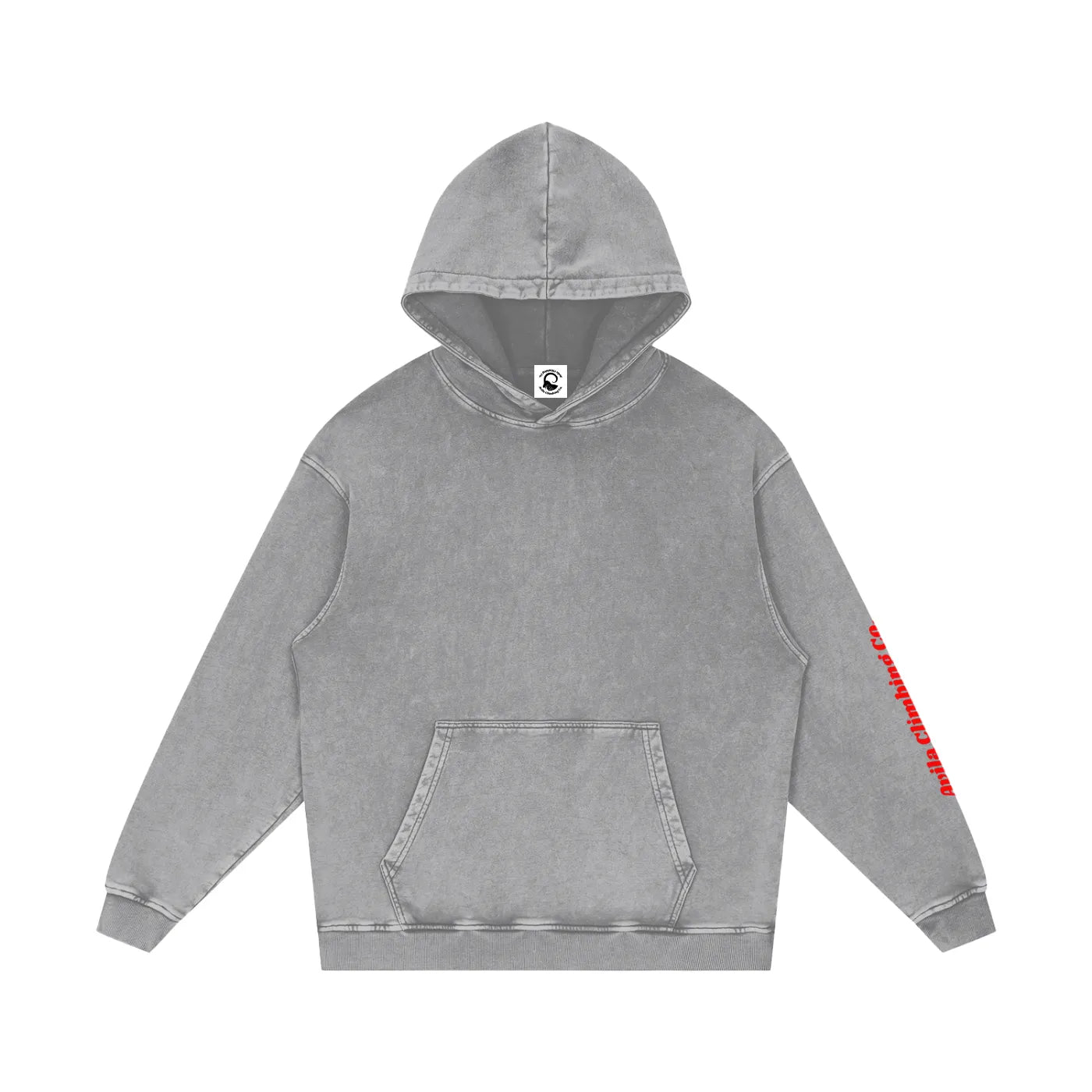 Dead Point Hoodie front, Slate