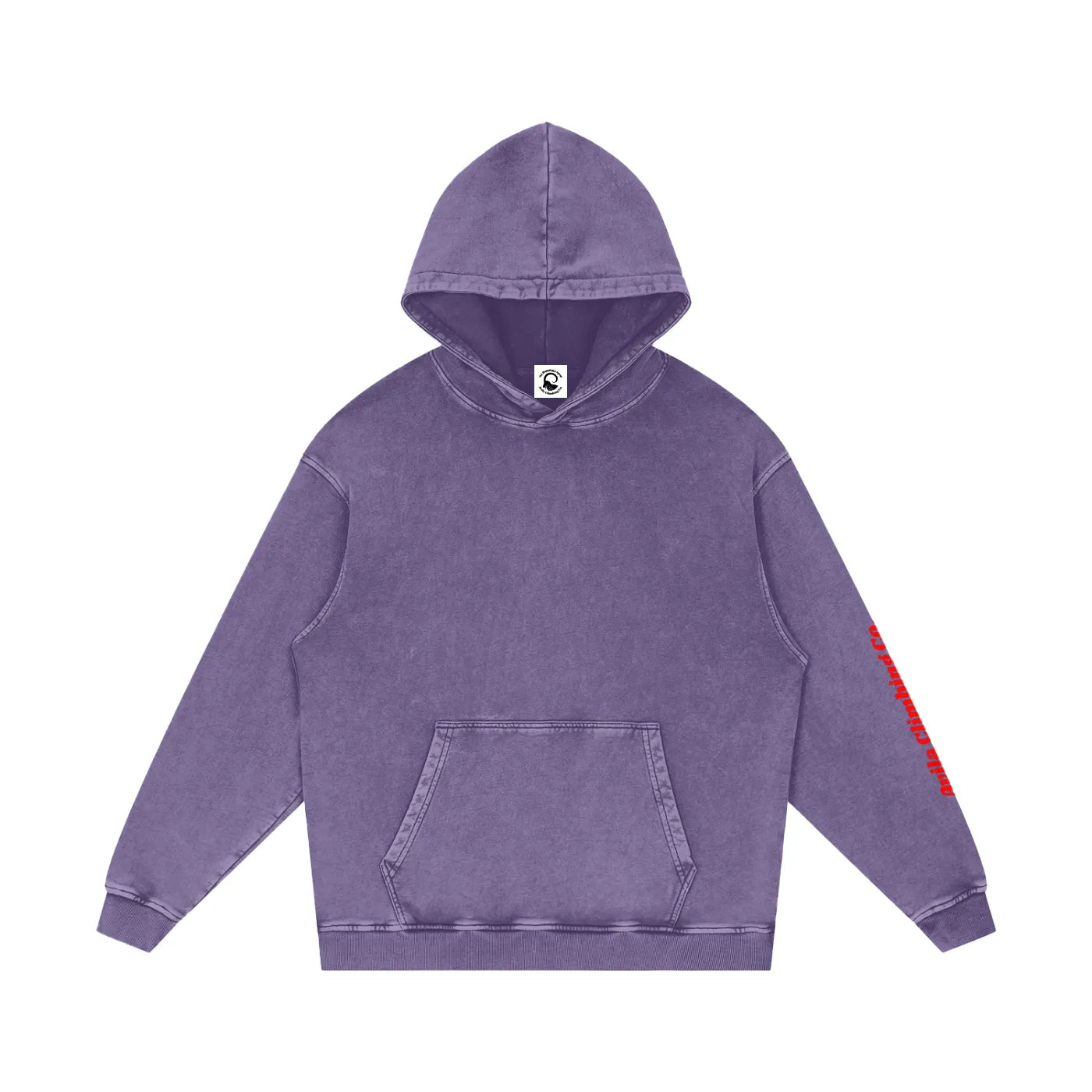 Dead Point Hoodie front, Amethyst