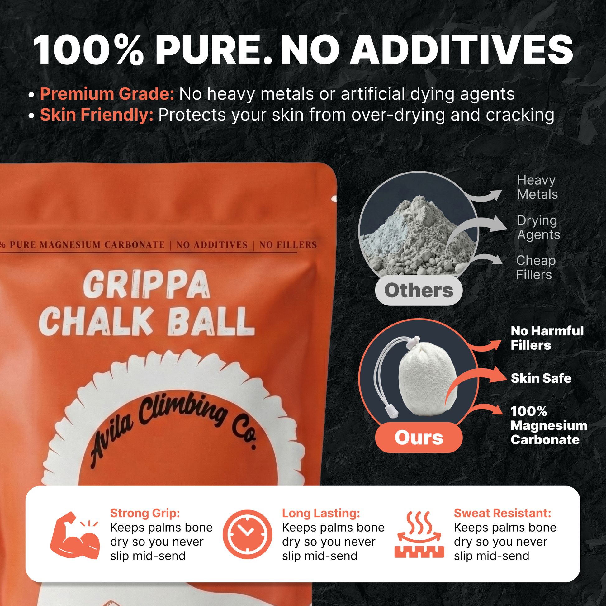 No additives, No Fillers, Pure Magnesium carbonate