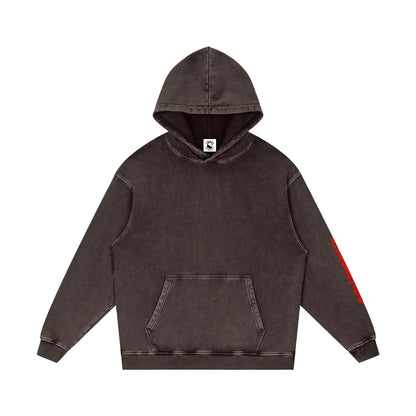 Dead Point Hoodie front, Basalt