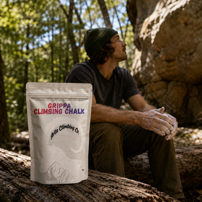Avila Climbing Co. Grippa climbing chalk 70g — at the crag between burns