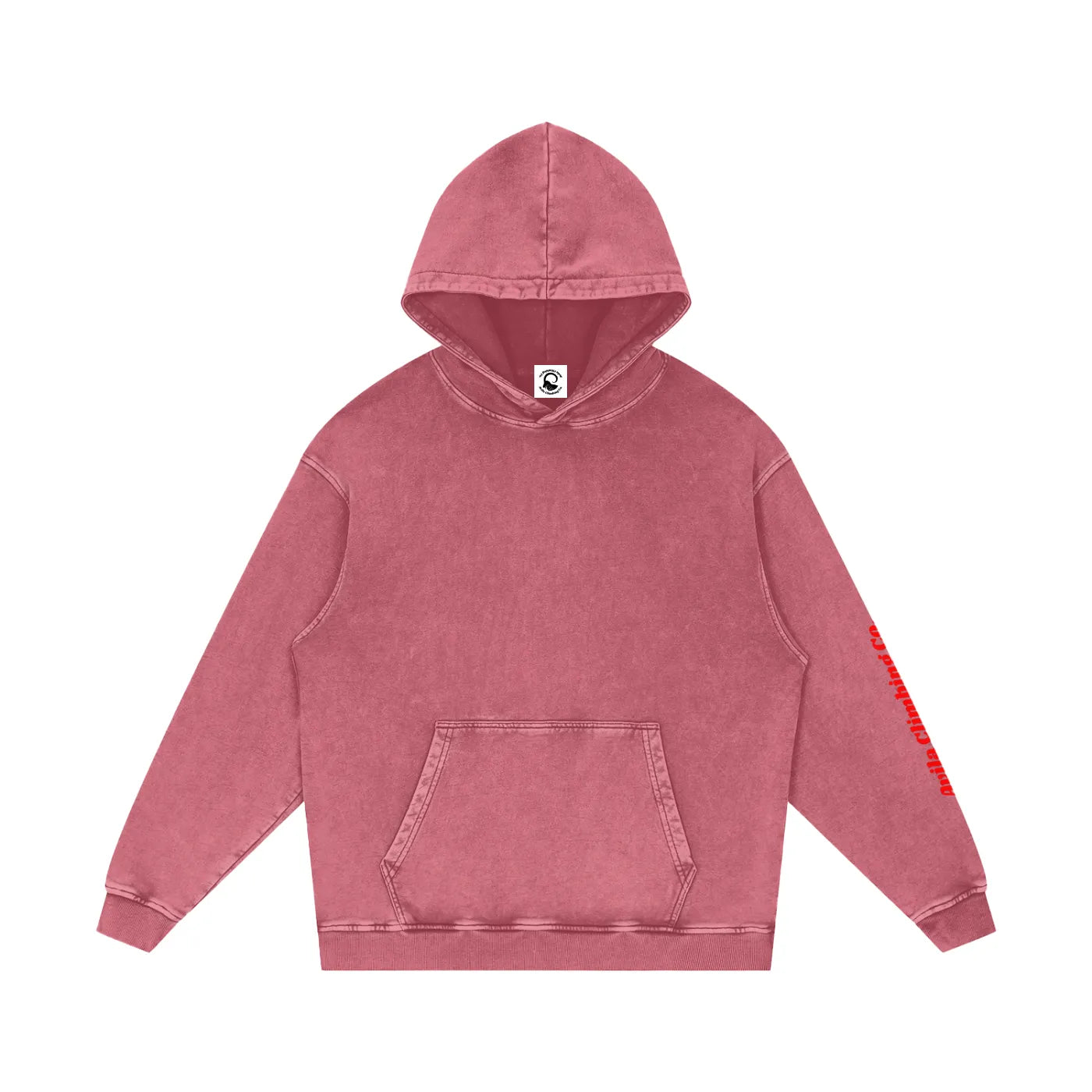 Dead Point Hoodie front, Ruby