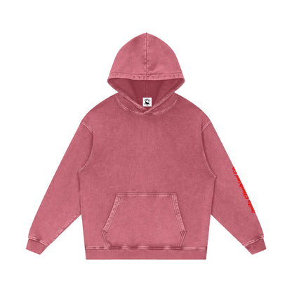 Dead Point Hoodie front, Ruby